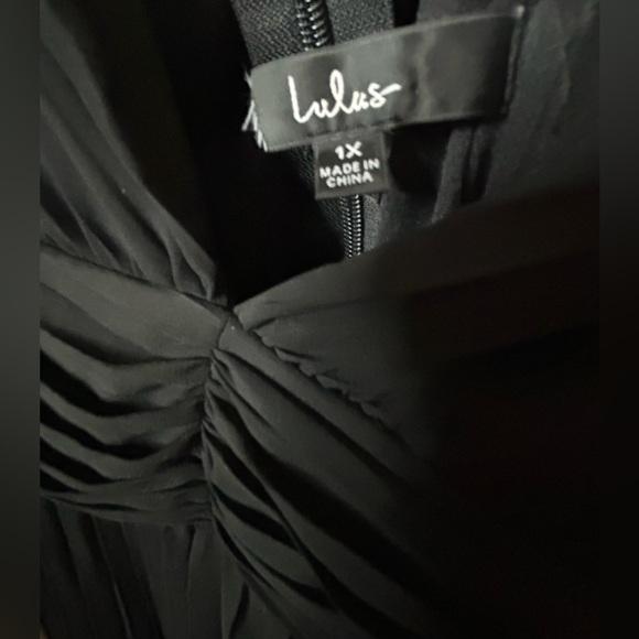 Lulus Lavish Style Black Velvet Mesh One-Shoulder Maxi Dress - Picture 12 of 12